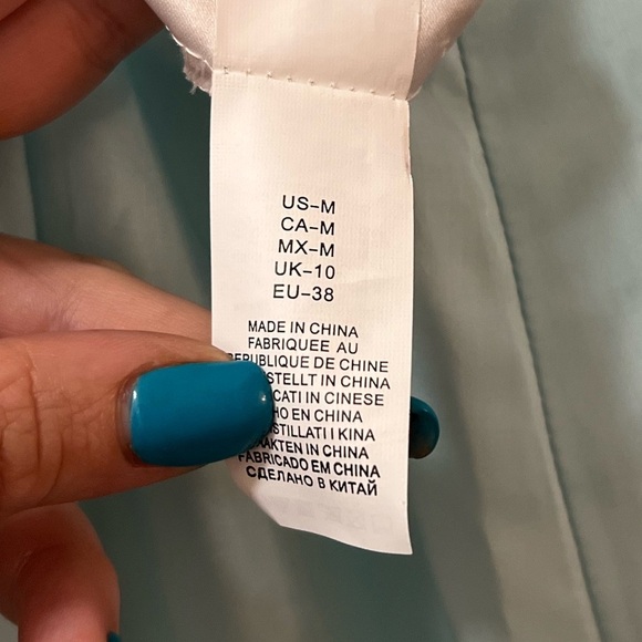 ⚪️ la Blanca blue ombré summer cover up size medium - Picture 3 of 8